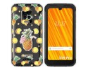 Funda Gel Transparente para Doogee S59 Pro diseño Piña Dibujos