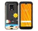 Funda Gel Transparente para Doogee S59 Pro diseño Playa Dibujos