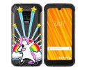 Funda Gel Transparente para Doogee S59 Pro diseño Unicornio Dibujos
