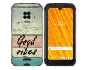 Funda Gel Tpu para Doogee S59 Pro diseño Madera 01 Dibujos