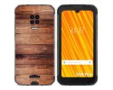 Funda Gel Tpu para Doogee S59 Pro diseño Madera 02 Dibujos
