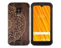 Funda Gel Tpu para Doogee S59 Pro diseño Madera 06 Dibujos