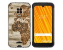 Funda Gel Tpu para Doogee S59 Pro diseño Madera 07 Dibujos