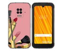 Funda Gel Tpu para Doogee S59 Pro diseño Brochas Dibujos