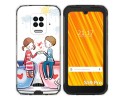 Funda Gel Tpu para Doogee S59 Pro diseño Café Dibujos