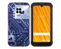 Funda Gel Tpu para Doogee S59 Pro diseño Circuito Dibujos