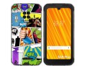 Funda Gel Tpu para Doogee S59 Pro diseño Comic Dibujos