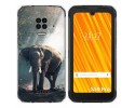 Funda Gel Tpu para Doogee S59 Pro diseño Elefante Dibujos