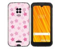 Funda Gel Tpu para Doogee S59 Pro diseño Flores Dibujos