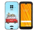 Funda Gel Tpu para Doogee S59 Pro diseño Furgoneta Dibujos