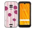 Funda Gel Tpu para Doogee S59 Pro diseño Flores Vintage Dibujos