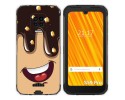 Funda Gel Tpu para Doogee S59 Pro diseño Helado Chocolate Dibujos
