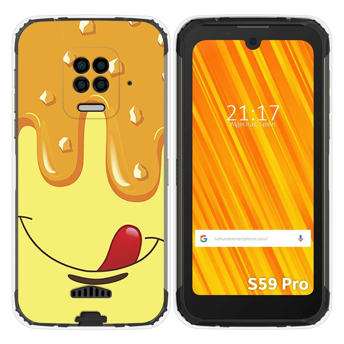 Funda Gel Tpu para Doogee S59 Pro diseño Helado Vainilla Dibujos