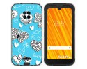 Funda Gel Tpu para Doogee S59 Pro diseño Mariposas Dibujos