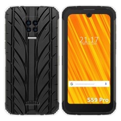 Funda Gel Tpu para Doogee S59 Pro diseño Neumatico Dibujos