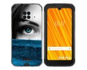 Funda Gel Tpu para Doogee S59 Pro diseño Ojo Dibujos
