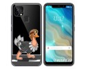 Funda Gel Transparente para Oukitel C22 diseño Avestruz Dibujos