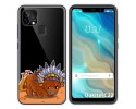Funda Gel Transparente para Oukitel C22 diseño Bufalo Dibujos