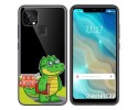 Funda Gel Transparente para Oukitel C22 diseño Coco Dibujos