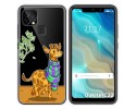 Funda Gel Transparente para Oukitel C22 diseño Jirafa Dibujos