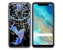 Funda Gel Transparente para Oukitel C22 diseño Plumas Dibujos