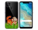 Funda Gel Transparente para Oukitel C22 diseño Tigre Dibujos
