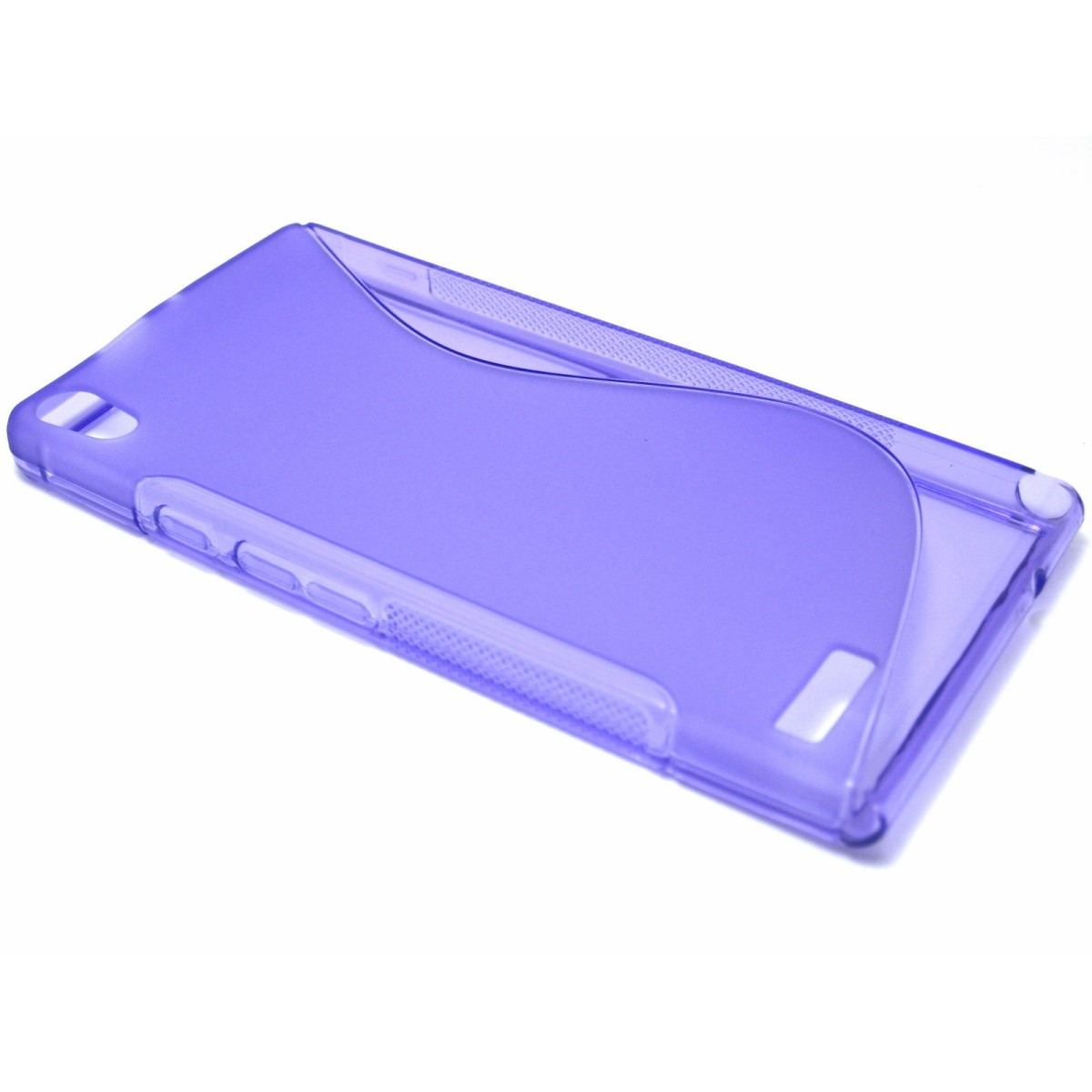 Funda Gel Tpu Huawei Ascend P6 S Line Color Morada