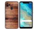 Funda Gel Tpu para Oukitel C22 diseño Madera 02 Dibujos