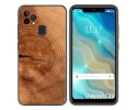 Funda Gel Tpu para Oukitel C22 diseño Madera 04 Dibujos