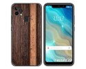 Funda Gel Tpu para Oukitel C22 diseño Madera 05 Dibujos