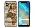 Funda Gel Tpu para Oukitel C22 diseño Madera 07 Dibujos