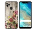 Funda Gel Tpu para Oukitel C22 diseño Madera 08 Dibujos