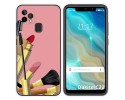 Funda Gel Tpu para Oukitel C22 diseño Brochas Dibujos