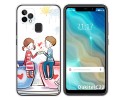 Funda Gel Tpu para Oukitel C22 diseño Café Dibujos