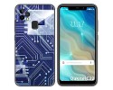 Funda Gel Tpu para Oukitel C22 diseño Circuito Dibujos