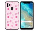 Funda Gel Tpu para Oukitel C22 diseño Flores Dibujos
