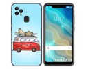 Funda Gel Tpu para Oukitel C22 diseño Furgoneta Dibujos
