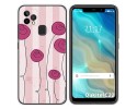 Funda Gel Tpu para Oukitel C22 diseño Flores Vintage Dibujos