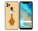 Funda Gel Tpu para Oukitel C22 diseño Jirafa Dibujos