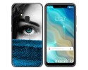 Funda Gel Tpu para Oukitel C22 diseño Ojo Dibujos