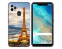 Funda Gel Tpu para Oukitel C22 diseño Paris Dibujos