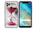 Funda Gel Tpu para Oukitel C22 diseño Reloj Dibujos