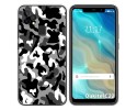 Funda Gel Tpu para Oukitel C22 diseño Snow Camuflaje Dibujos