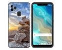 Funda Gel Tpu para Oukitel C22 diseño Sunset Dibujos