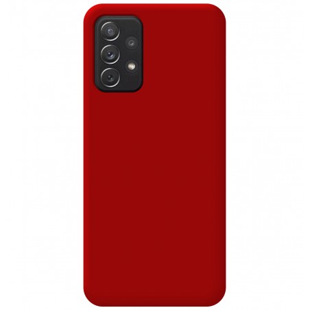 Funda Silicona Líquida Ultra Suave para Samsung Galaxy A52 / A52 5G / A52s 5G Color Roja