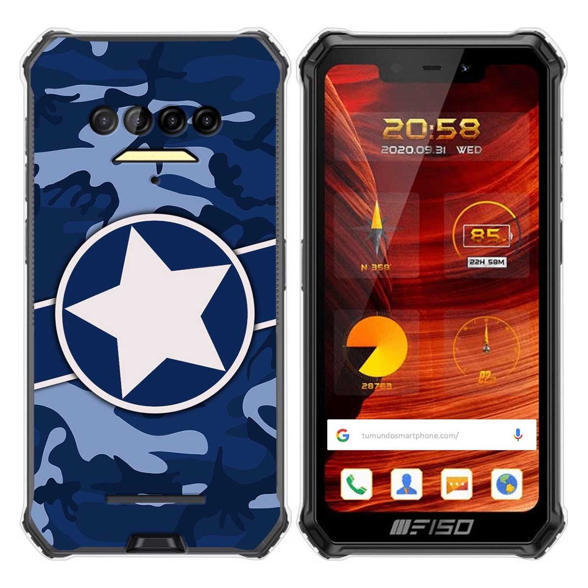 Funda Gel Tpu para F150 B2021 diseño Camuflaje 03 Dibujos