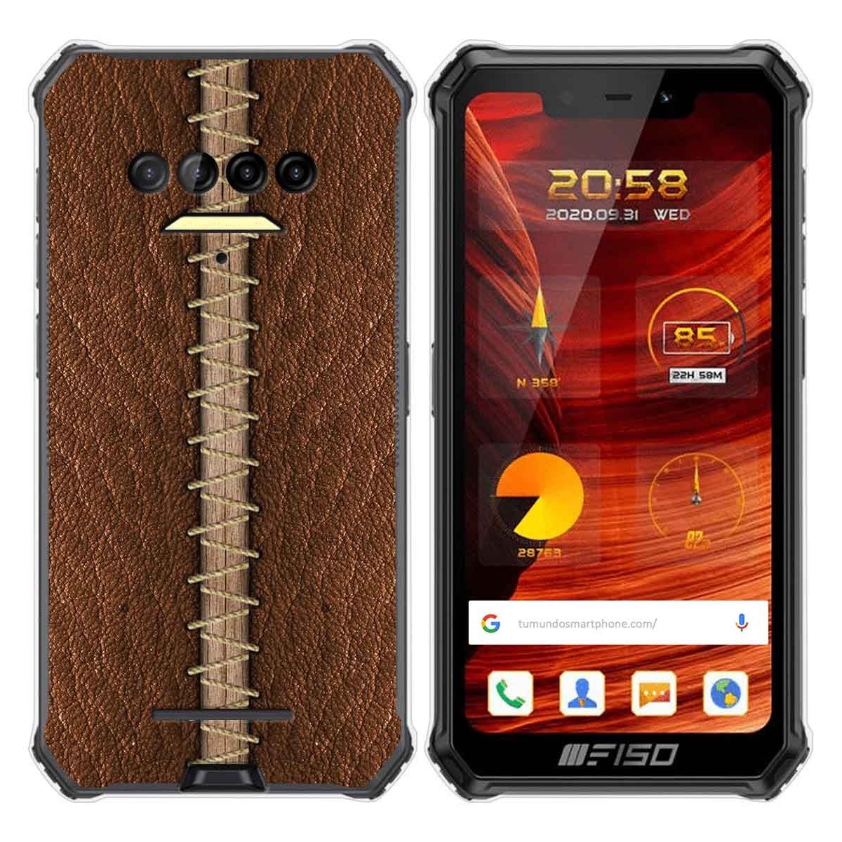 Funda Gel Tpu para F150 B2021 diseño Cuero 01 Dibujos