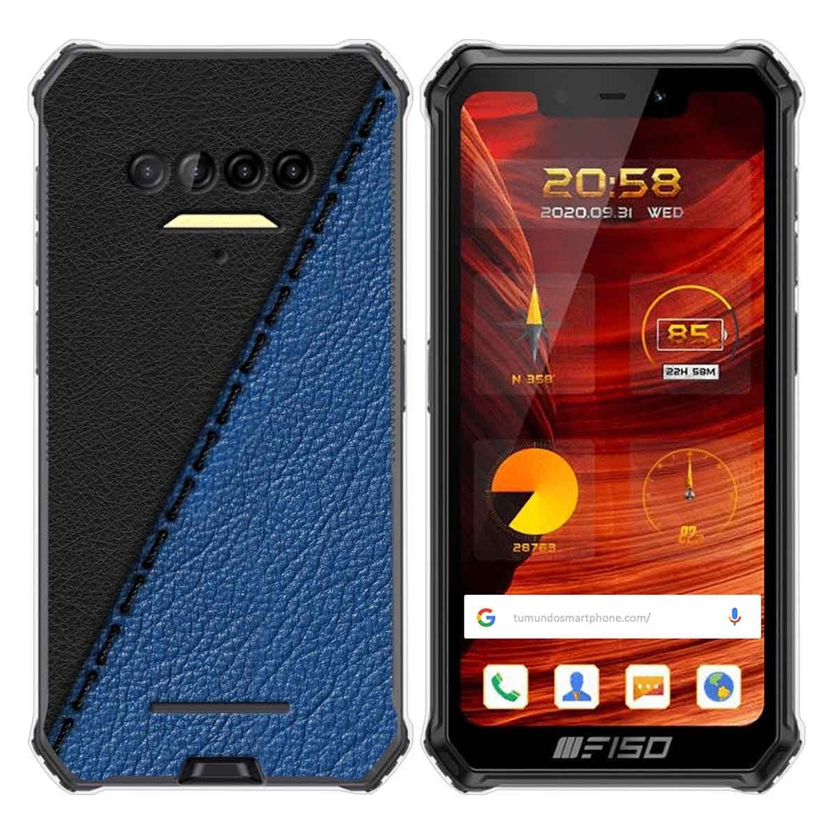 Funda Gel Tpu para F150 B2021 diseño Cuero 02 Dibujos