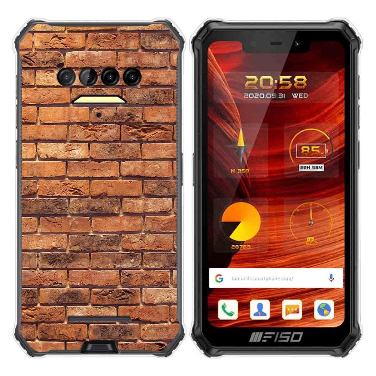 Funda Gel Tpu para F150 B2021 diseño Ladrillo 04 Dibujos