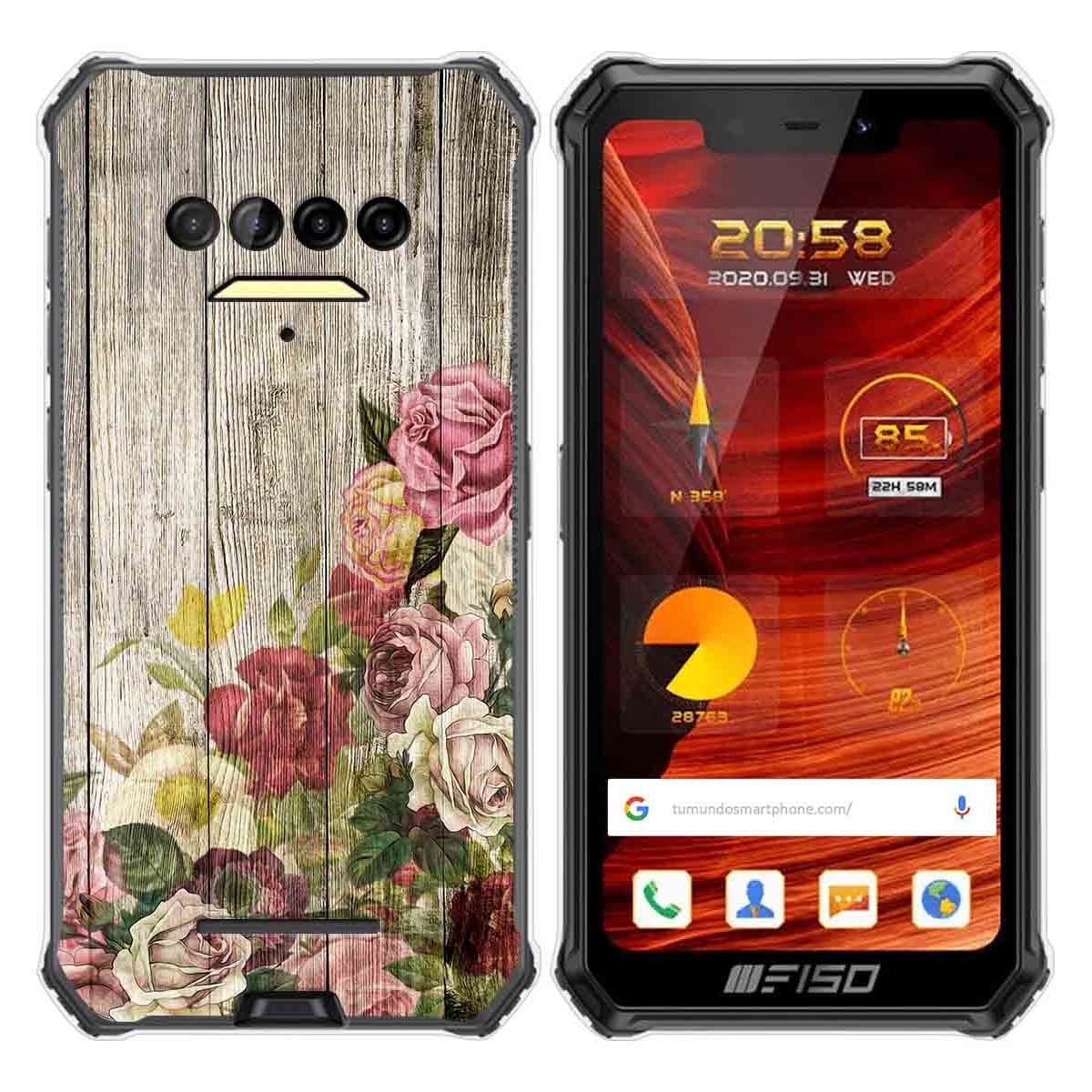 Funda Gel Tpu para F150 B2021 diseño Madera 08 Dibujos